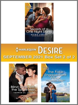 cover image of Harlequin Desire September 2021--Box Set 2 of 2